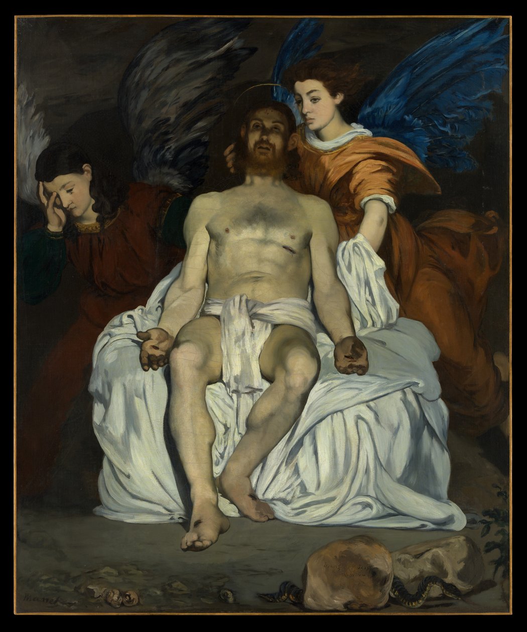 The Dead Christ with Angels by Édouard Manet