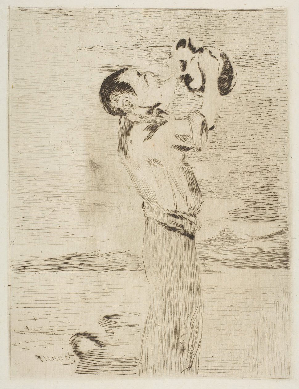 The Water Drinker by Édouard Manet