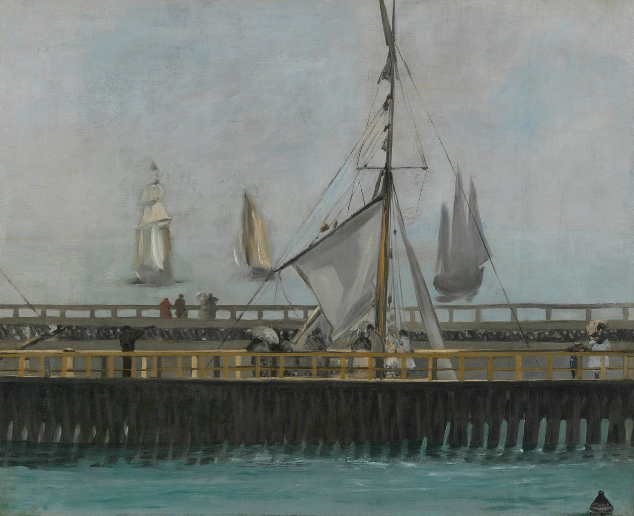 The Jetty of Boulogne-sur-Mer, 1868 by Édouard Manet