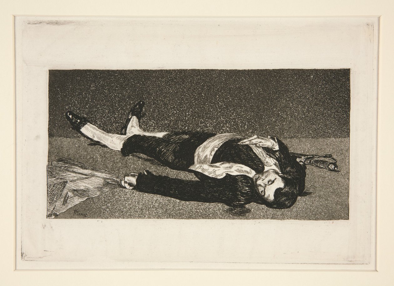 Dead Toreador by Édouard Manet