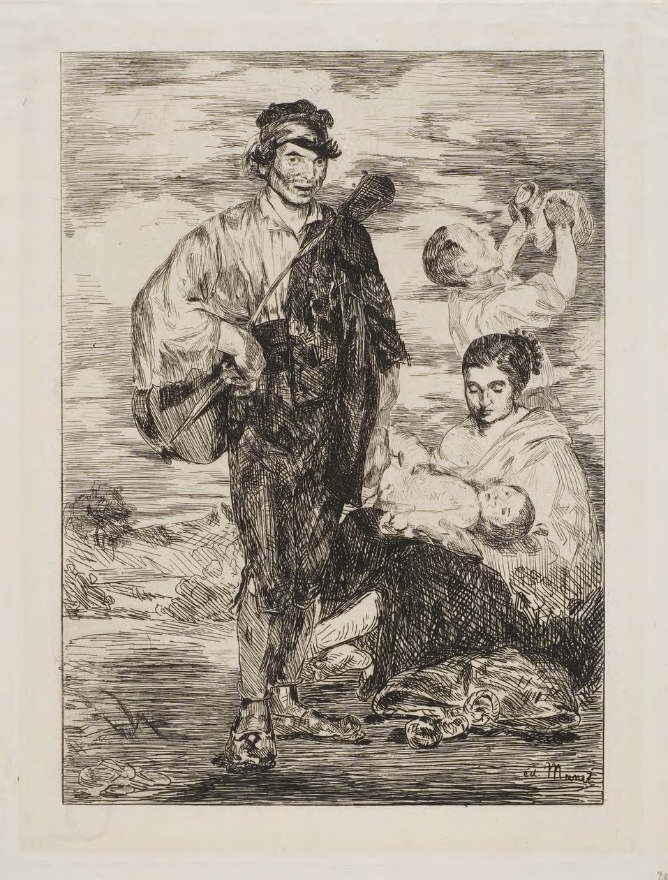 The Gypsies by Édouard Manet