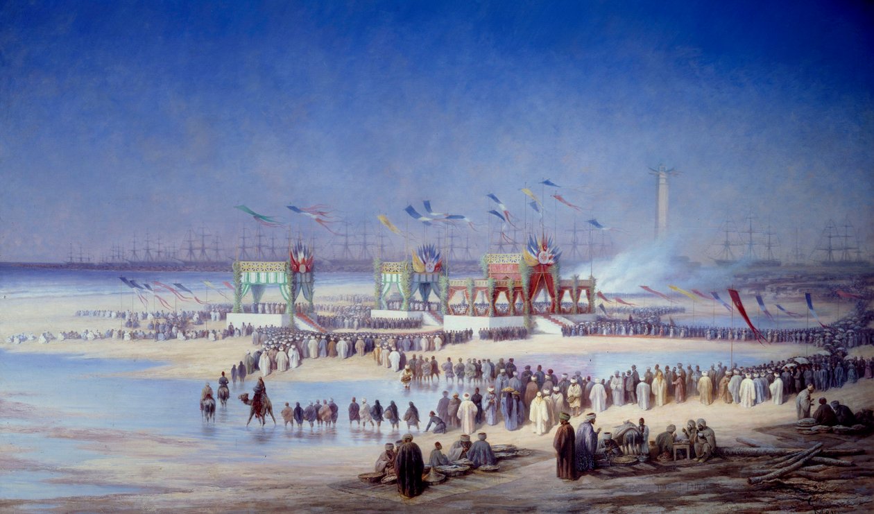 Ceremony of the Inauguration of the Suez Canal at Port Said