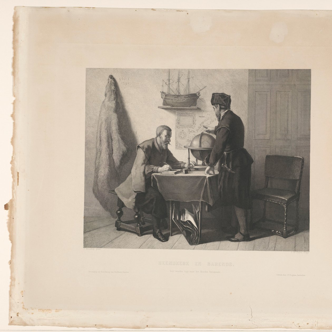 Willem Barendsz and Jacob van Heemskerck by Edouard Taurel