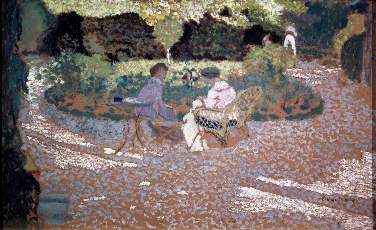 In the Garden, 1895-1898 by Edouard Vuillard: Fine art print