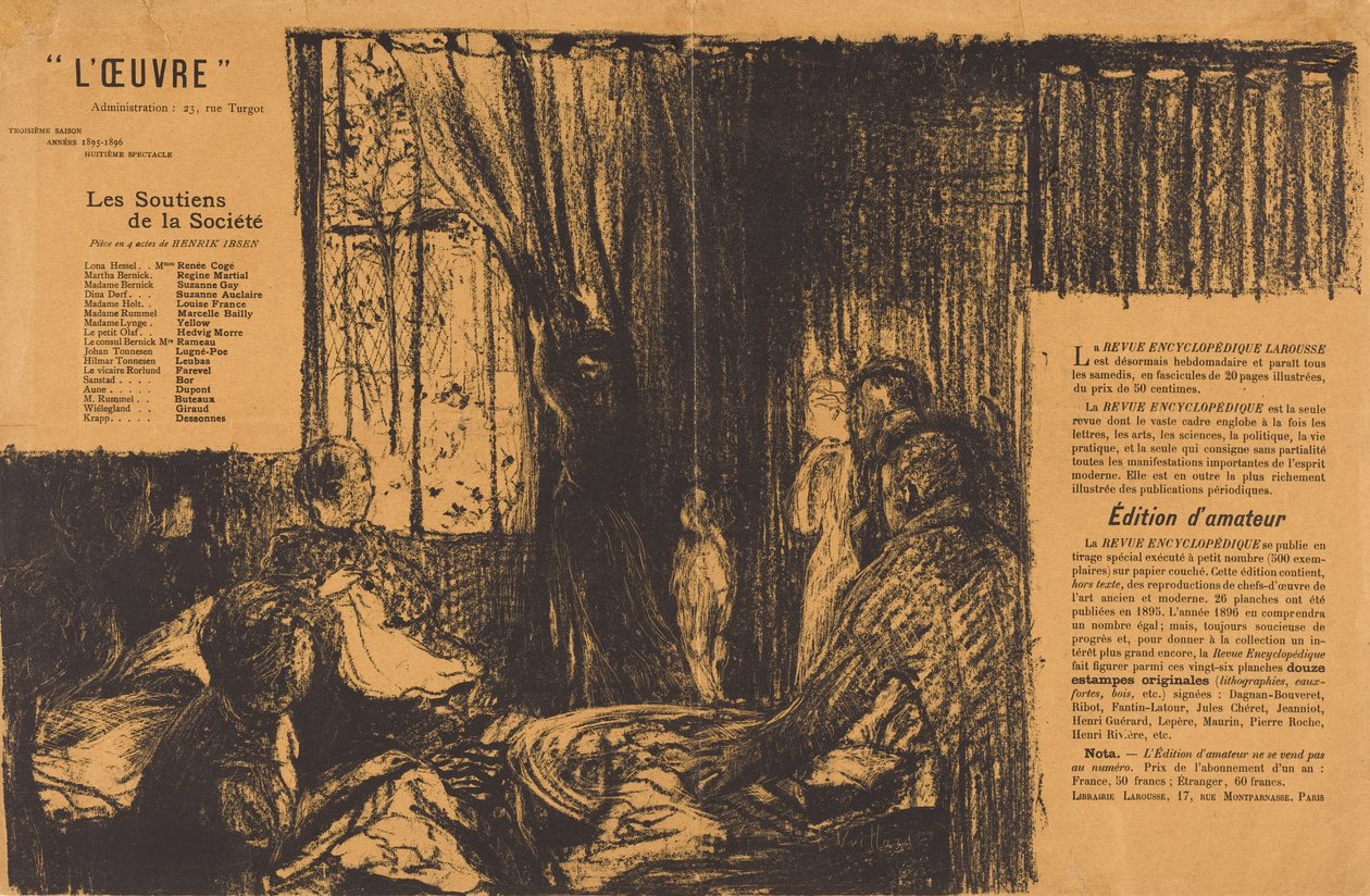 The Supports of Society by Edouard Vuillard