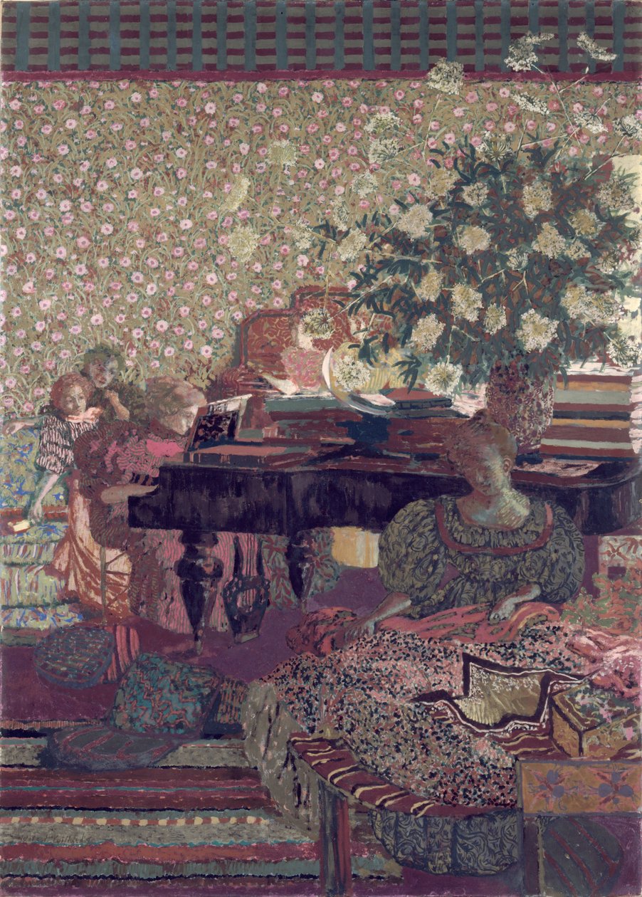 Figures in an Interior. The Music by Edouard Vuillard