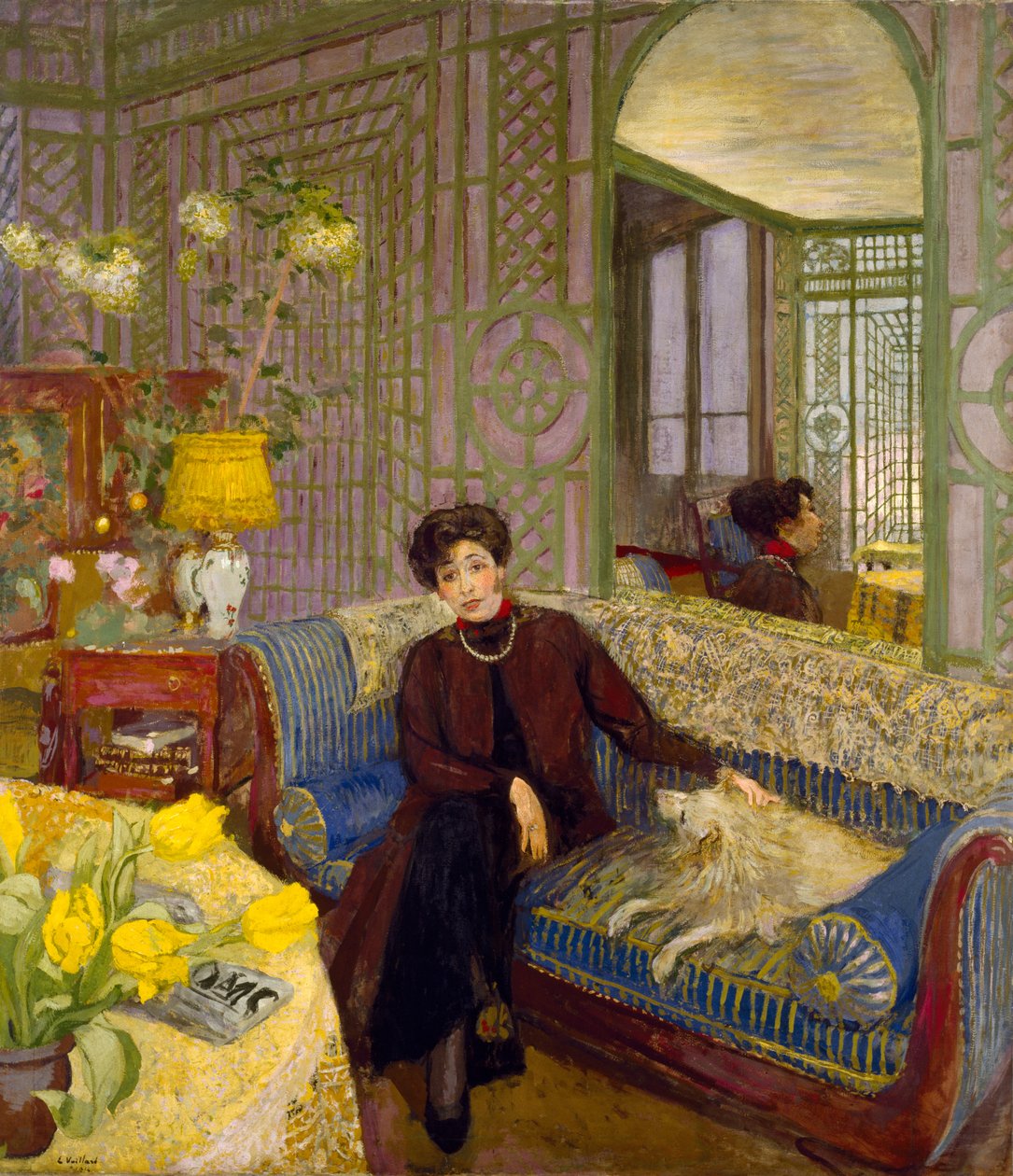 Portrait of Marcelle Aron, wife of Tristan Bernard by Edouard Vuillard