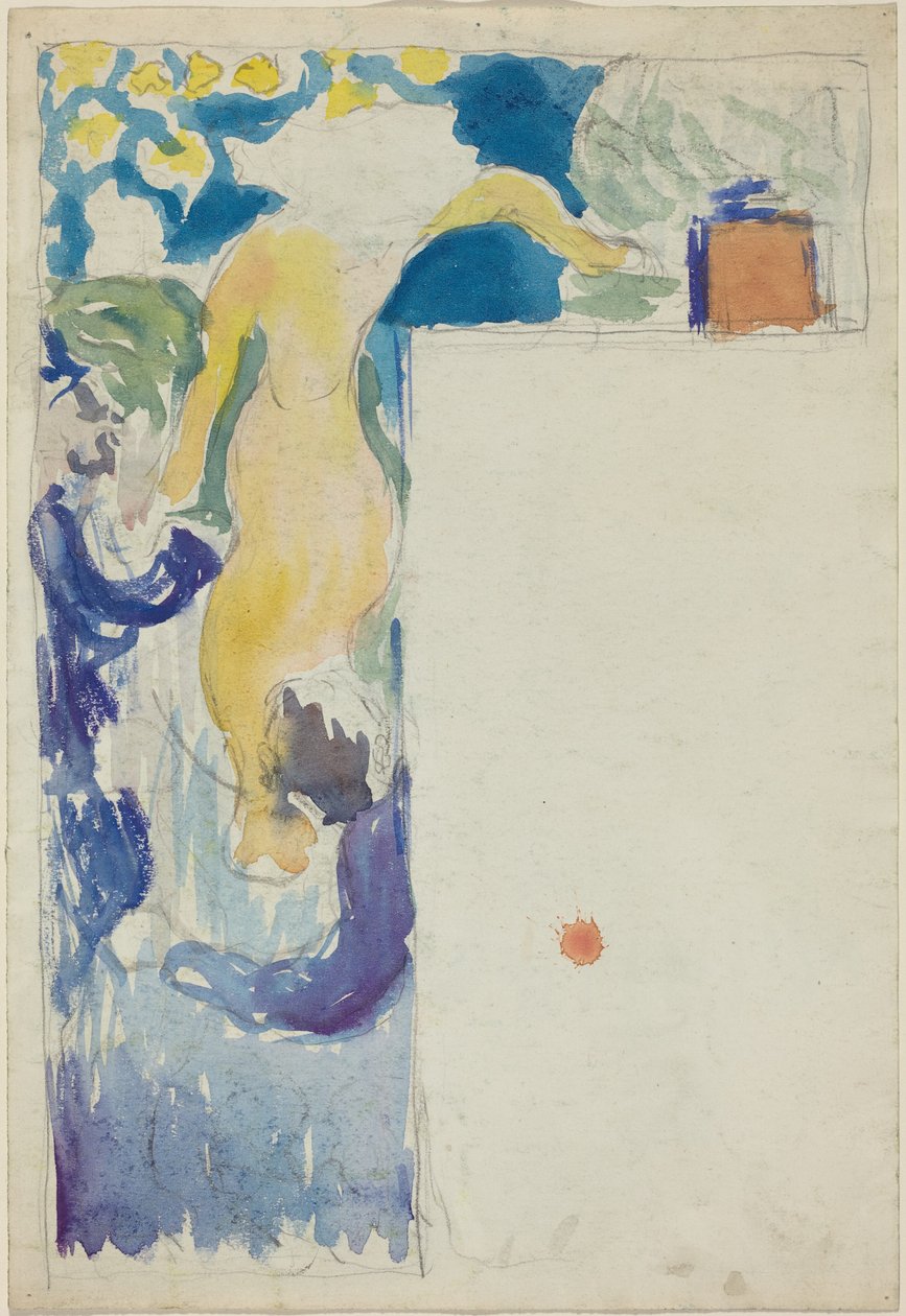 Program Design for the Théâtre Libre [recto] by Edouard Vuillard