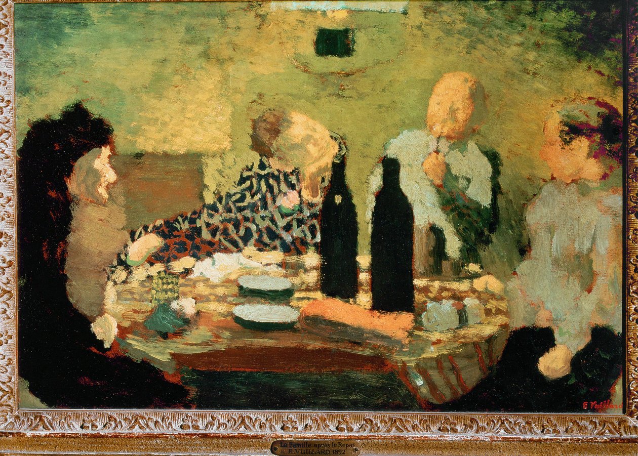 The Family After a Meal by Edouard Vuillard
