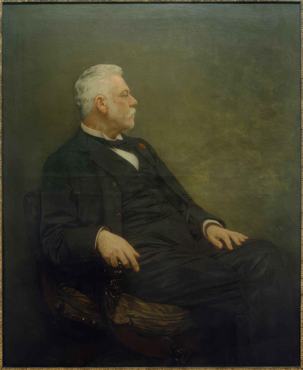 Portrait of Heinrich von Liebieg, circa 1900 by Eduard Charlemont