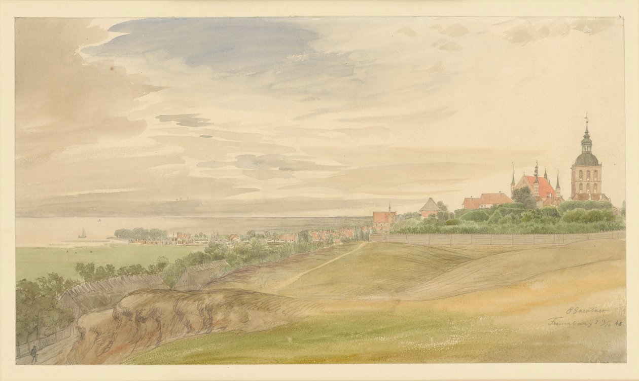 Frauenburg by Eduard Gaertner