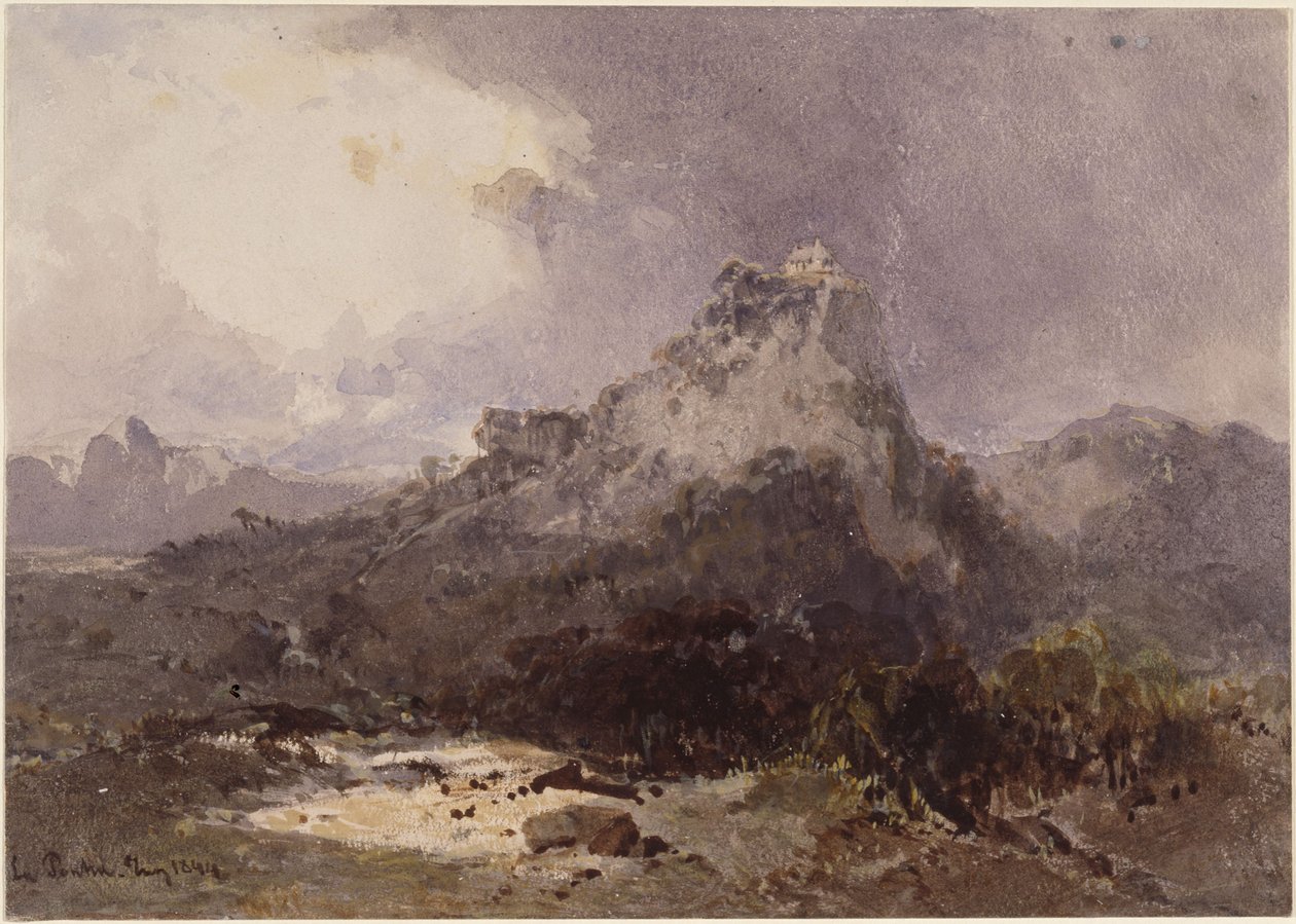 High Mountain Landscape by Eduard Hildebrandt