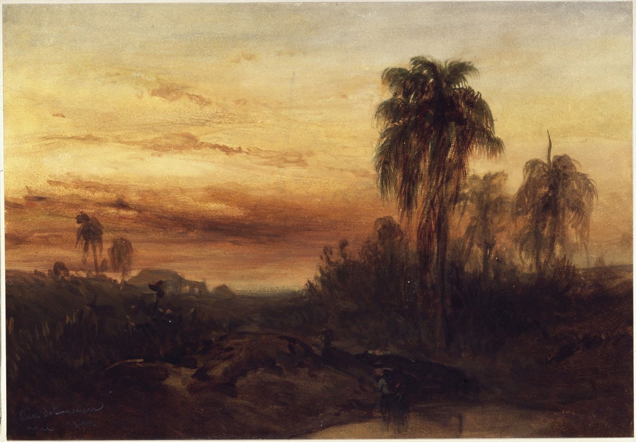 Rio de Janeiro at Sunset by Eduard Hildebrandt