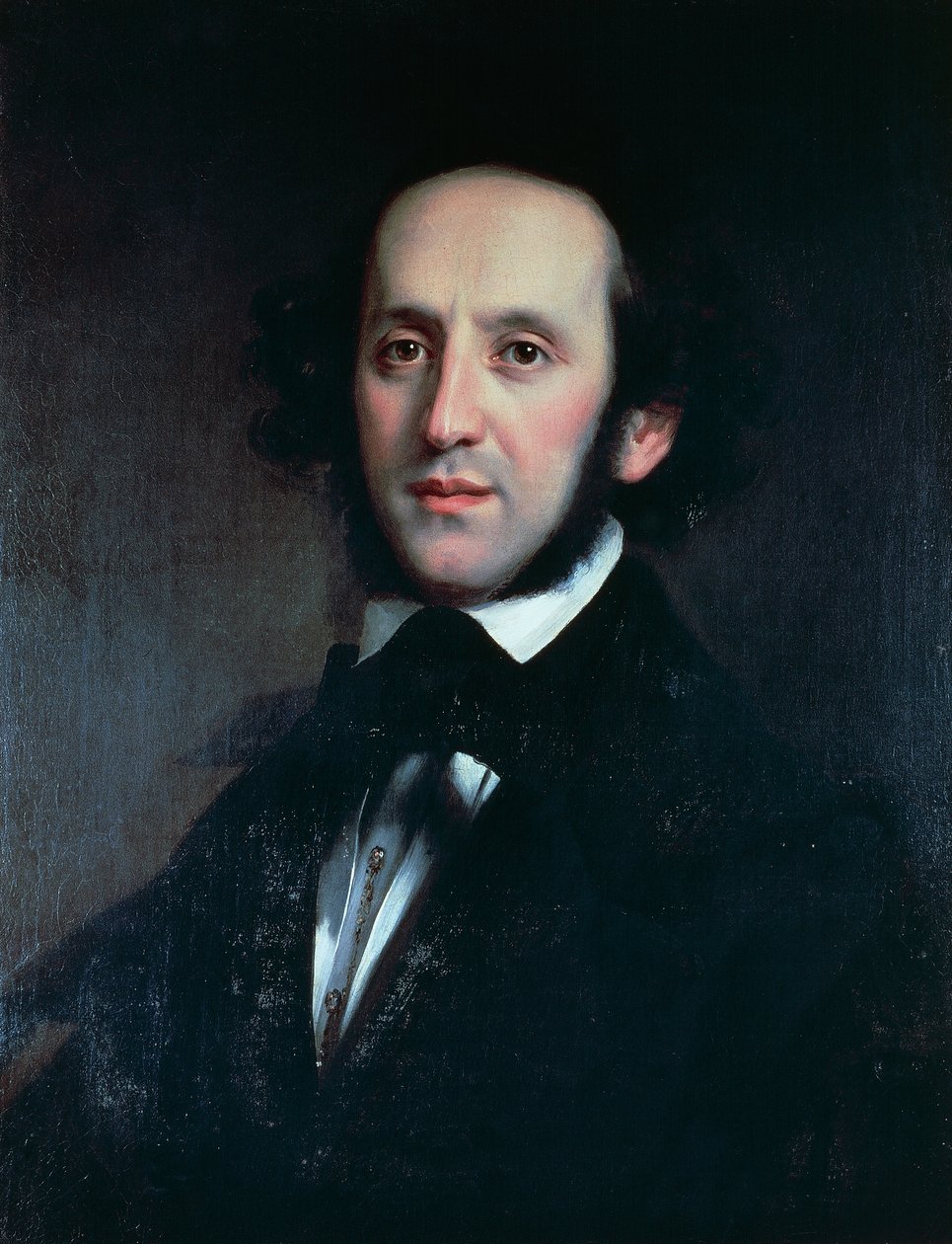 Portrait of the Composer and Conductor Felix Mendelssohn by Eduard Magnus