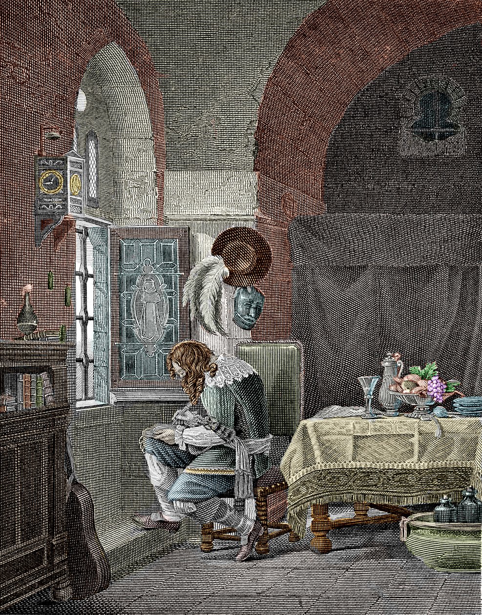 The Man in the Iron Mask, Prisoner by Eduard Schuler