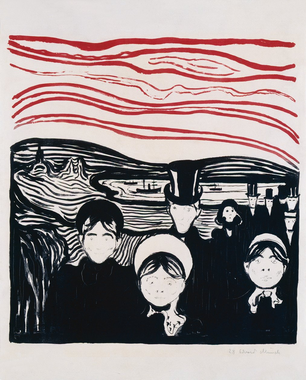 Feeling of Fear by Edvard Munch