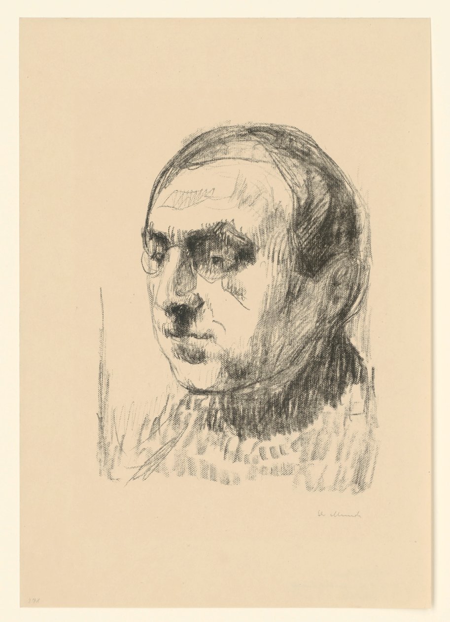 Christian Gierløff by Edvard Munch