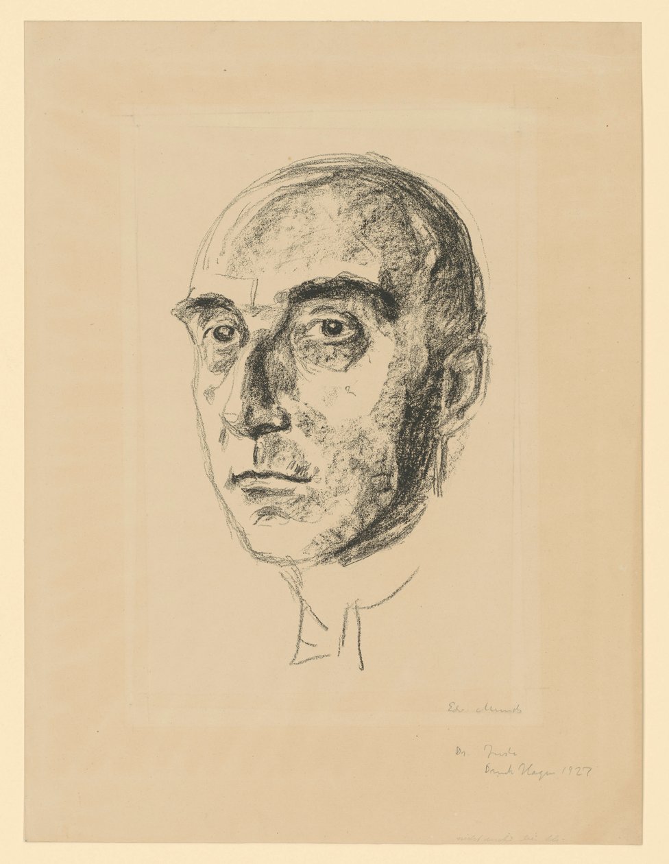 Dr. Ludwig Justi by Edvard Munch