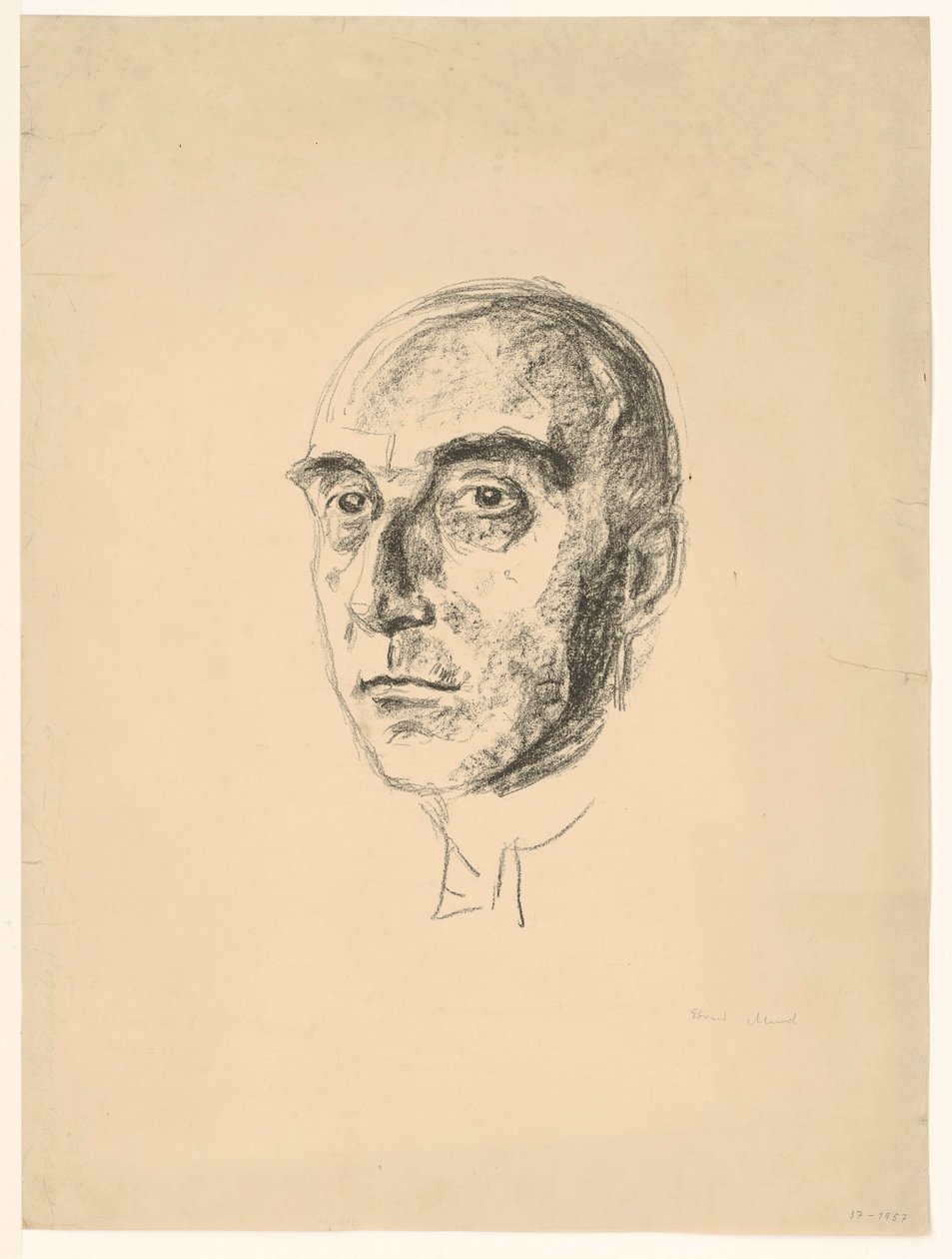 Dr. Ludwig Justi by Edvard Munch