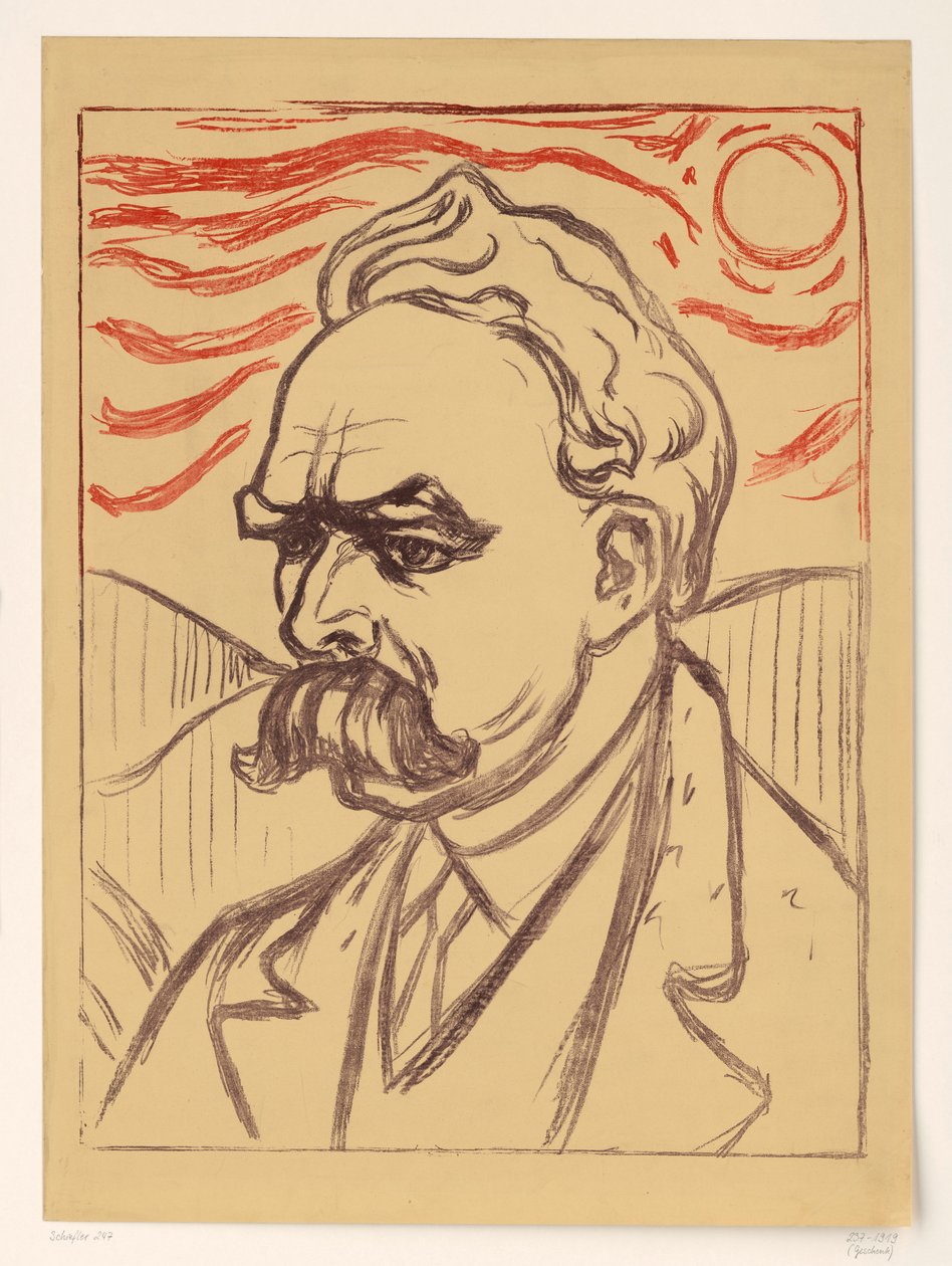 Friedrich Nietzsche by Edvard Munch