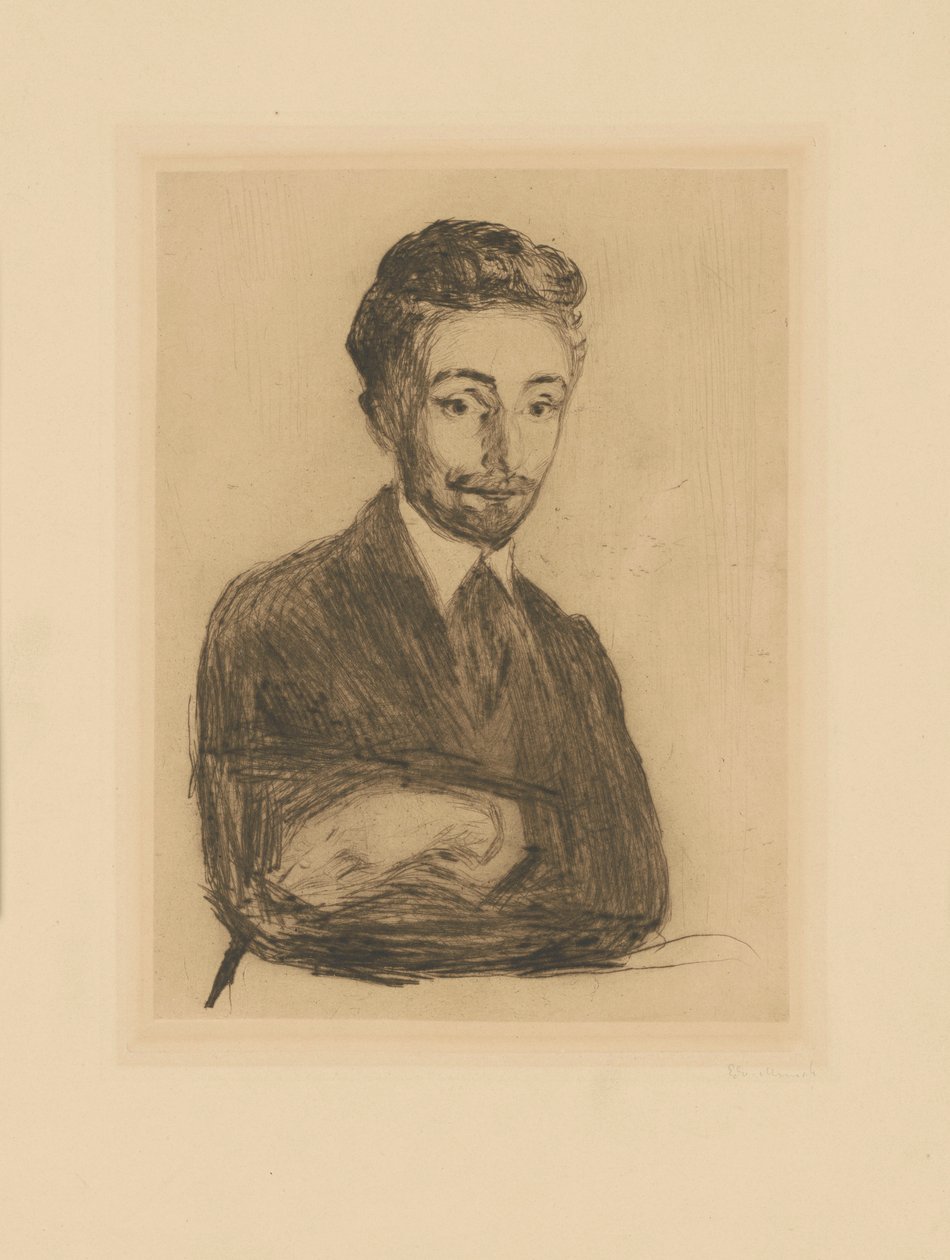 Helge Rode by Edvard Munch