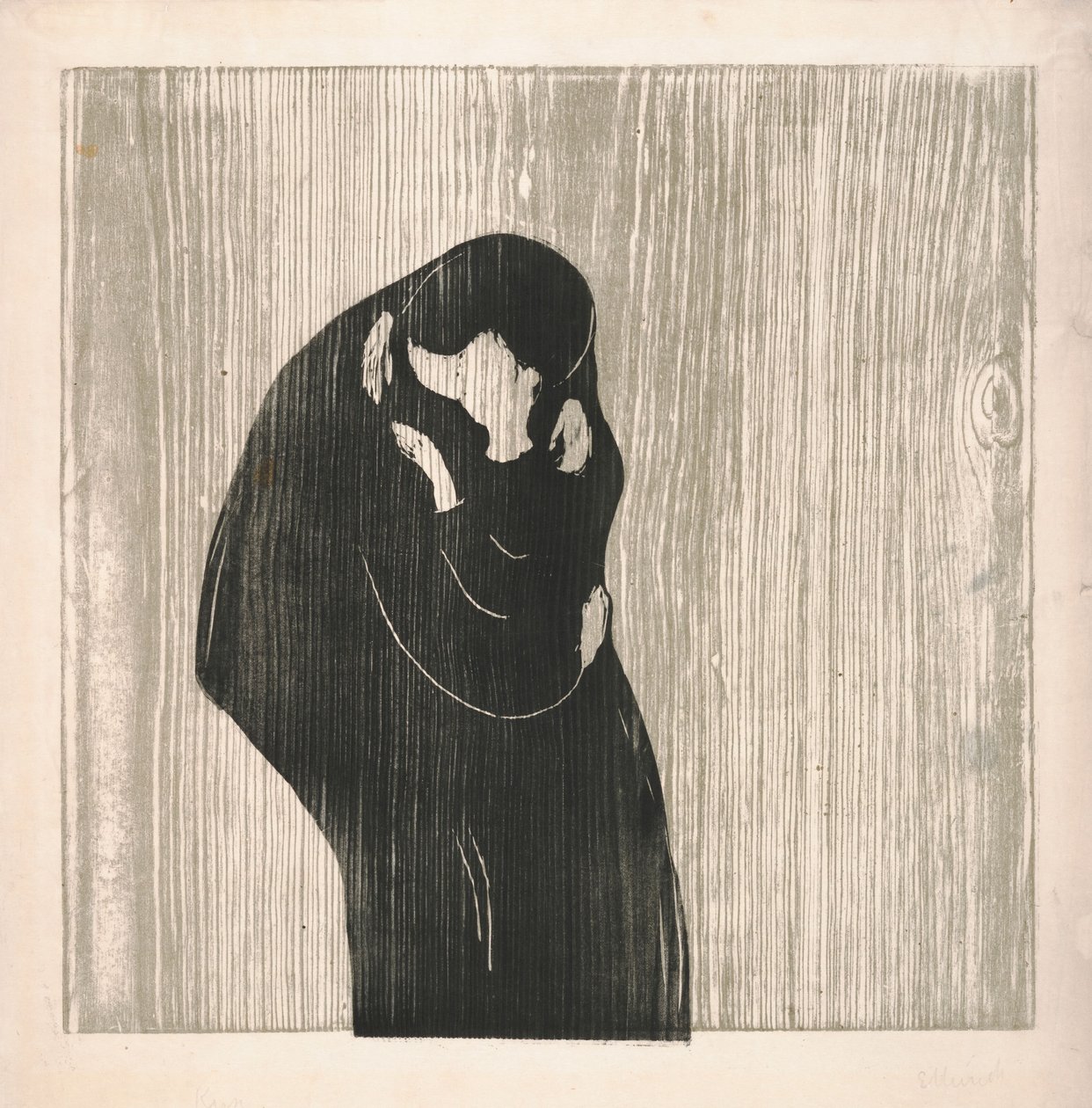 Kiss by Edvard Munch