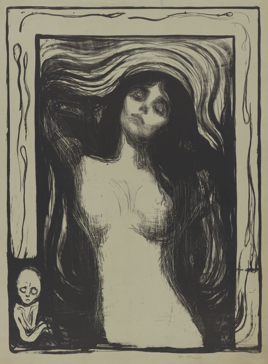 Madonna by Edvard Munch