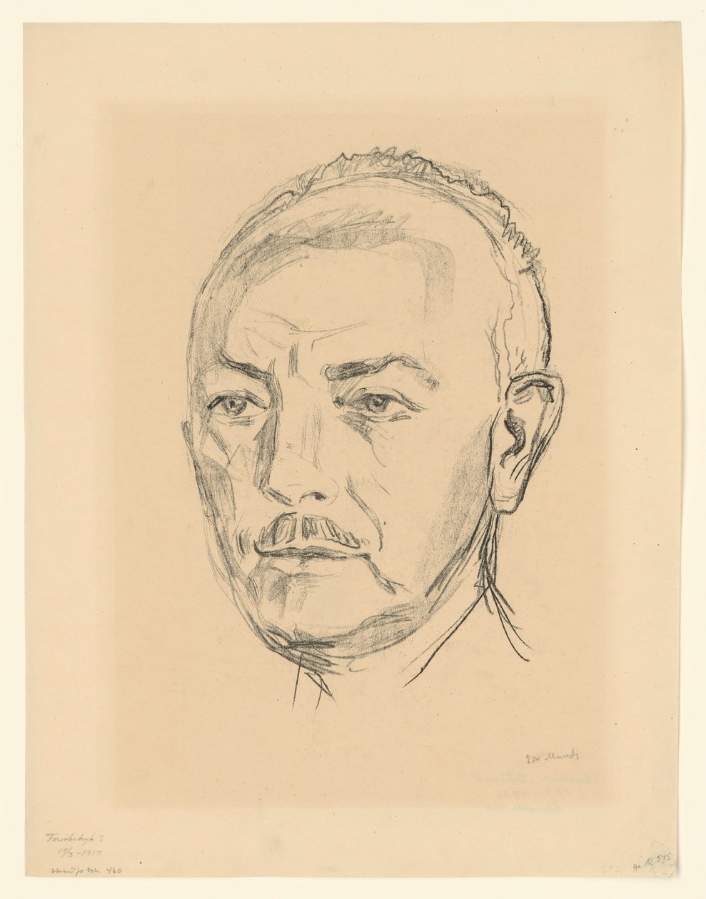 Richard Strauss by Edvard Munch