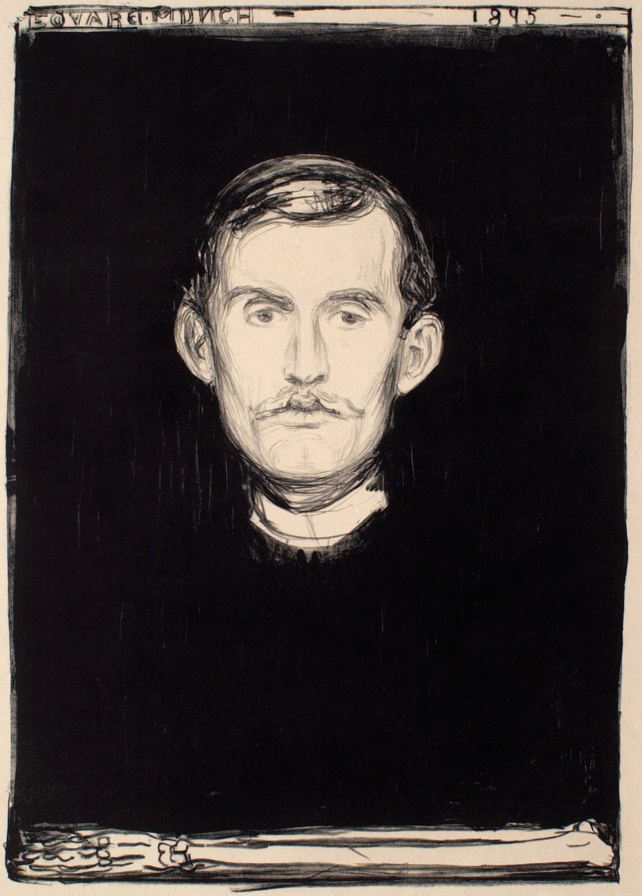Self-Portrait by Edvard Munch