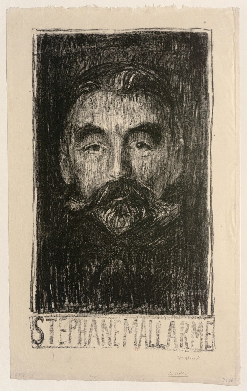 Stéphane Mallarmé by Edvard Munch