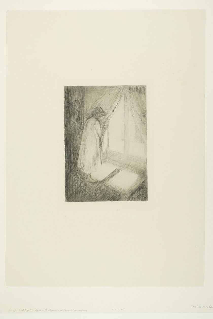 The Girl at the Window by Edvard Munch: Buy fine art prints