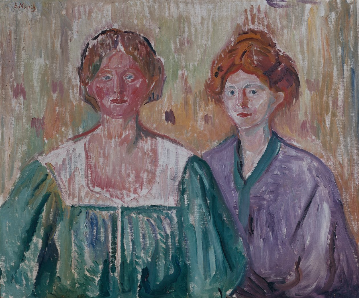The Meizner Sisters by Edvard Munch