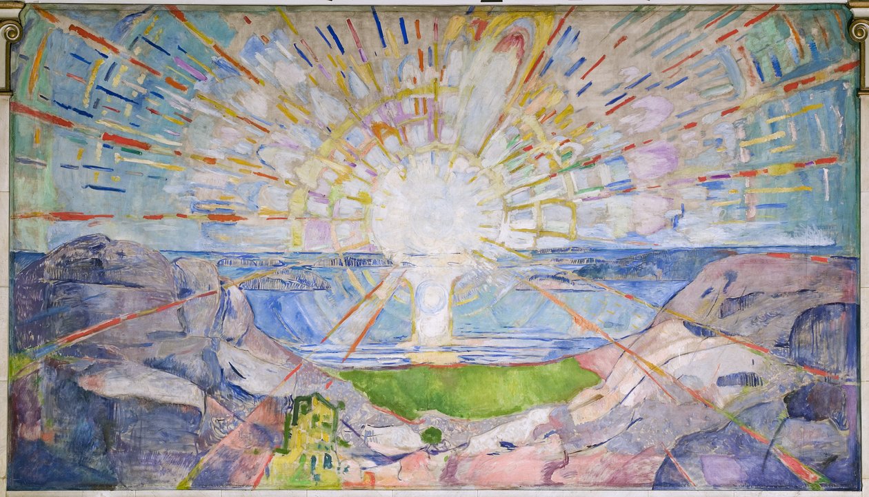 The Sun by Edvard Munch: Highest-quality art reproduction