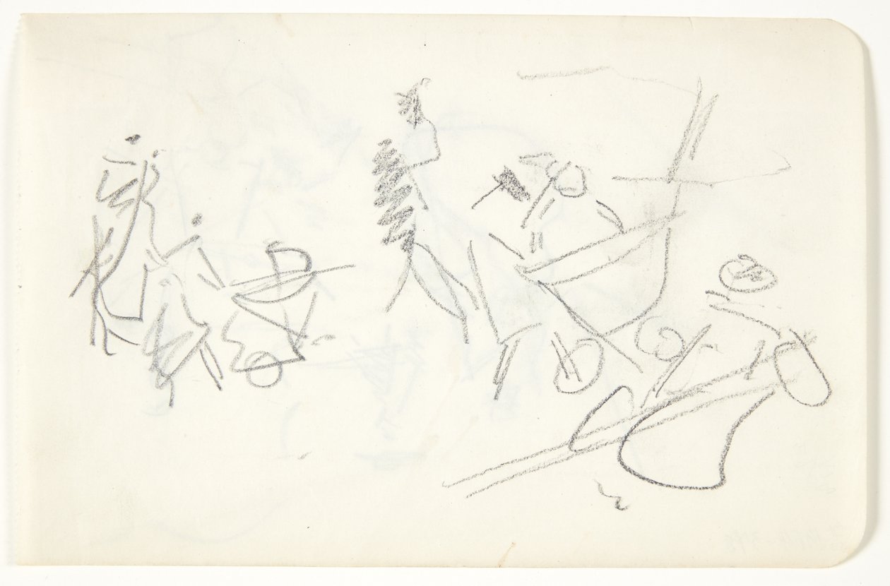 Composition Study for the Langelinie Picture by Edvard Weie