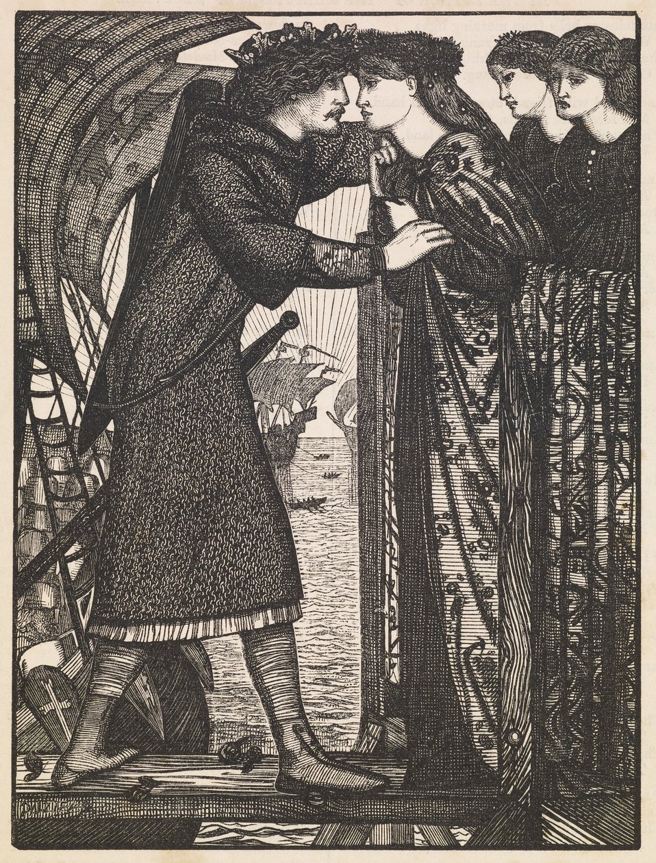 King Sigurd the Crusader by Edward Burne Jones
