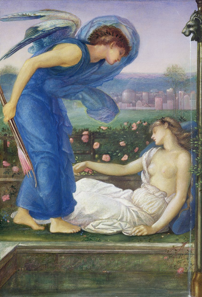 Cupid and Psyche by Edward Burne-Jones