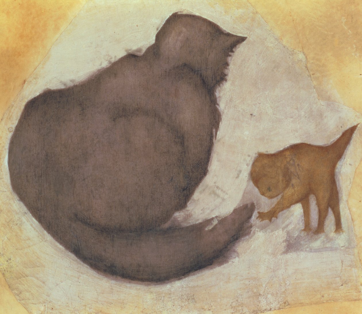 Cat and Kitten by Edward Burne-Jones