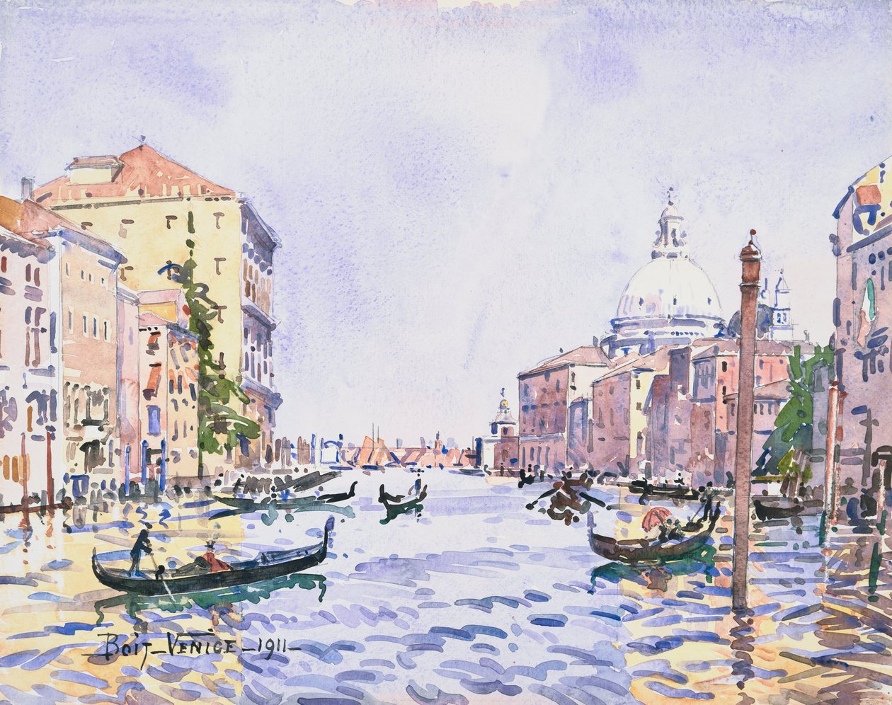 Venice: Afternoon on the Grand Canal by Edward Darley Boit