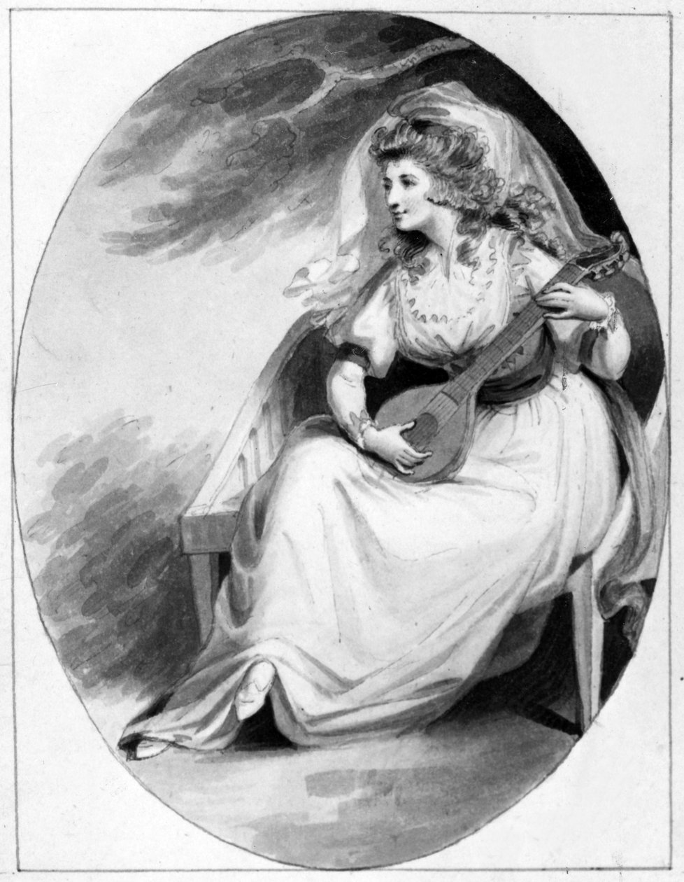 Elizabeth Farren in the role of Olivia, c.1785 by Edward Francis Burney