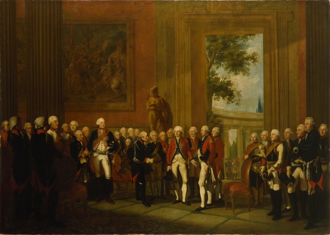 Reception for the Duke of York in Sanssouci by Edward Francis Cunningham