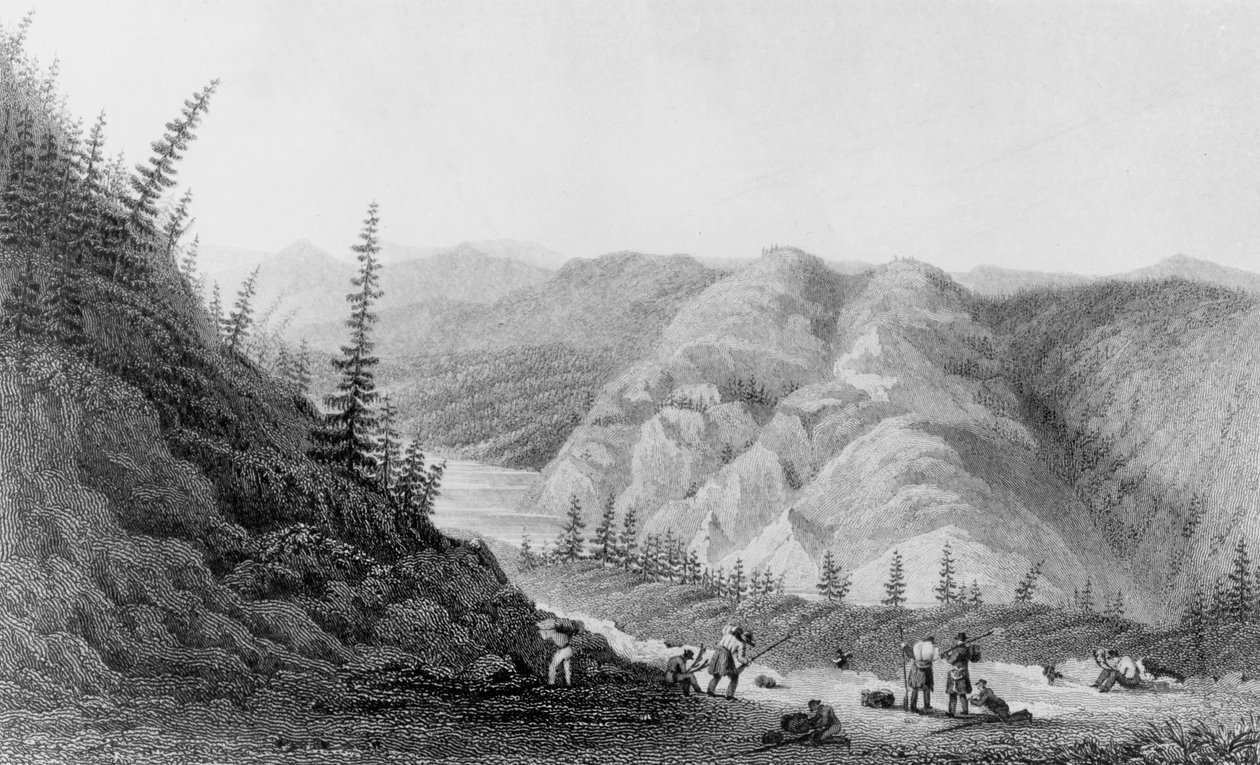 View on the Barren Lands by Edward Francis Finden