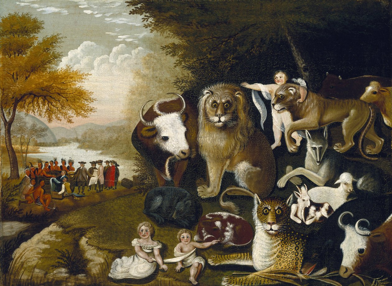 The Peaceable Kingdom by Edward Hicks