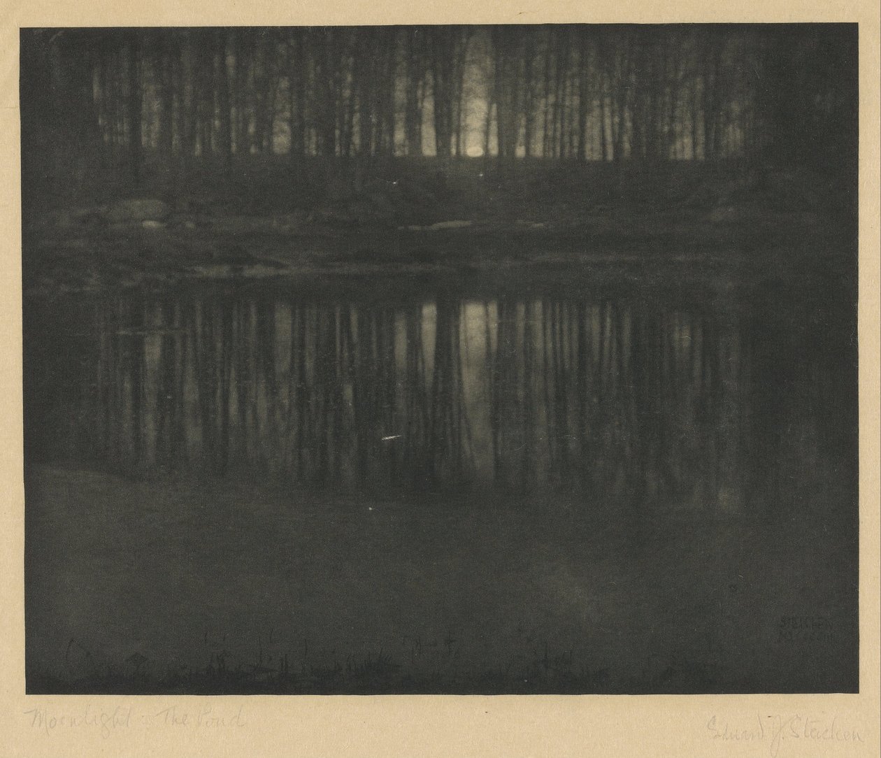 Moonlight - The Pond by Edward Jean Steichen