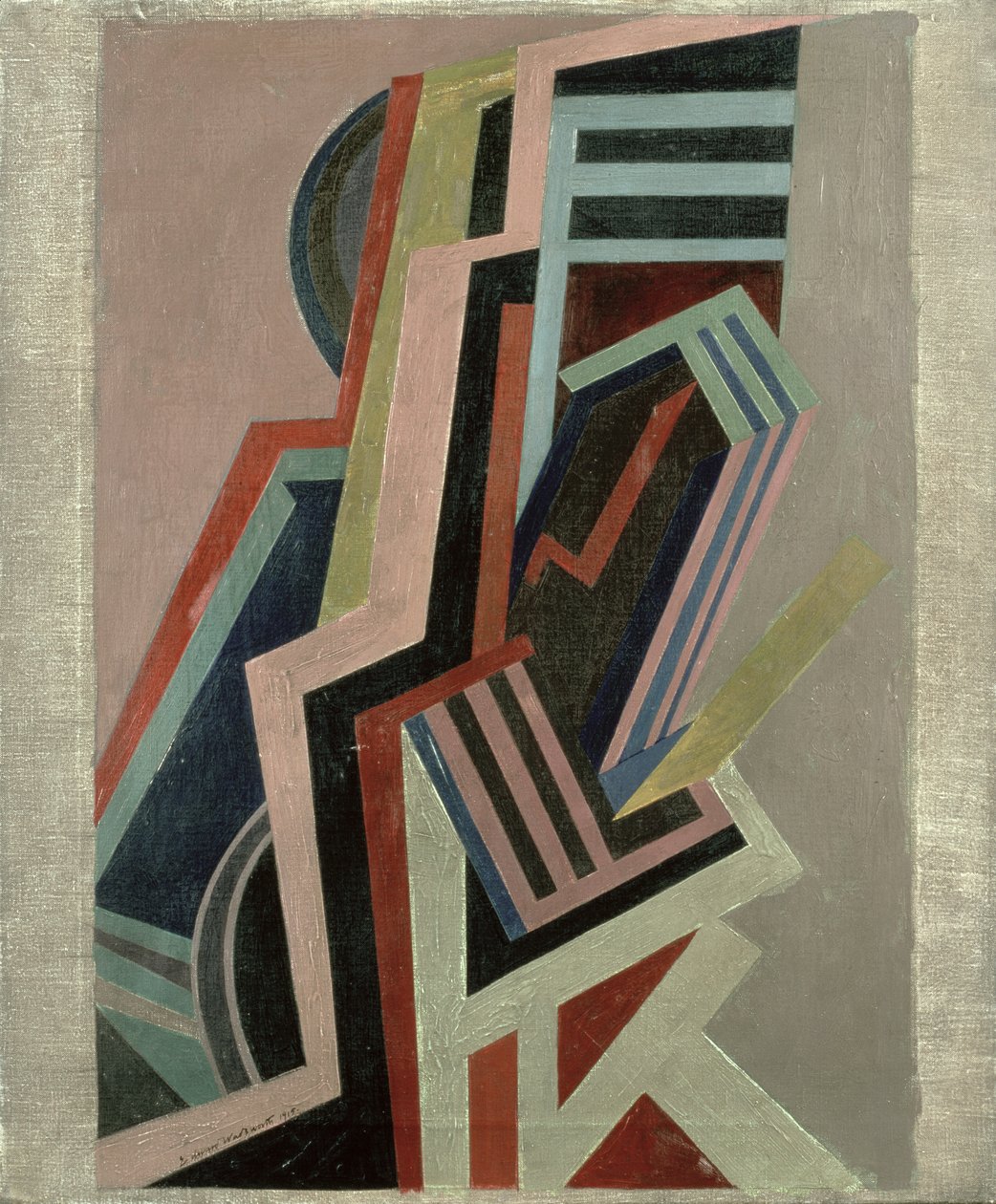 Abstract Composition by Edward Alexander Wadsworth