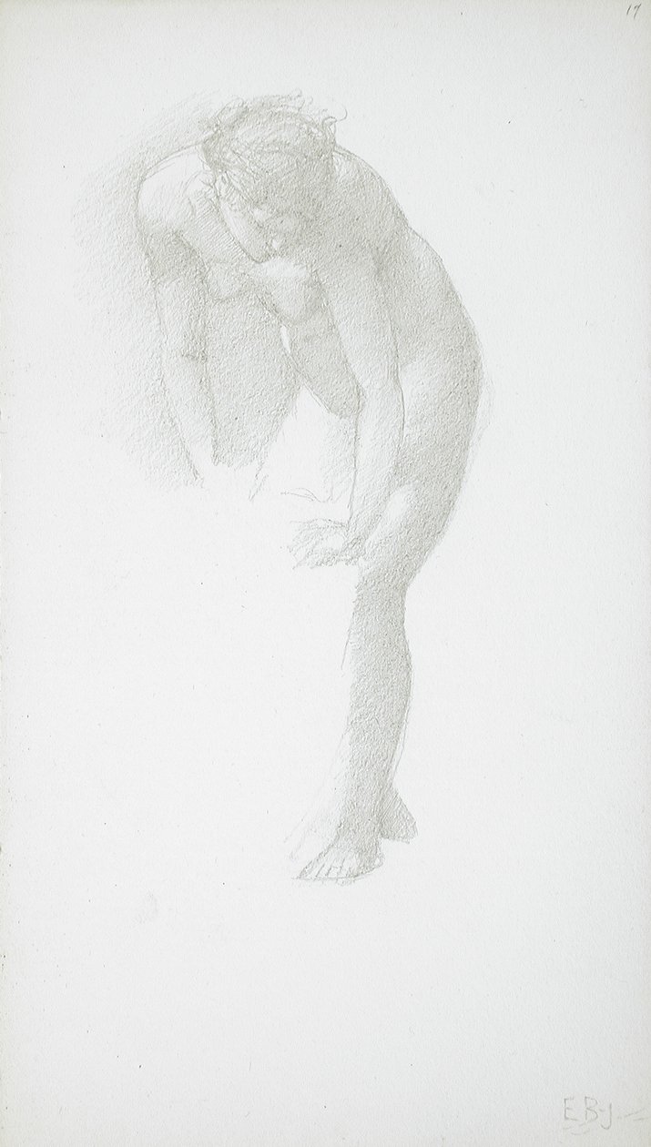 Bending Female Nude by Edward Burne-Jones
