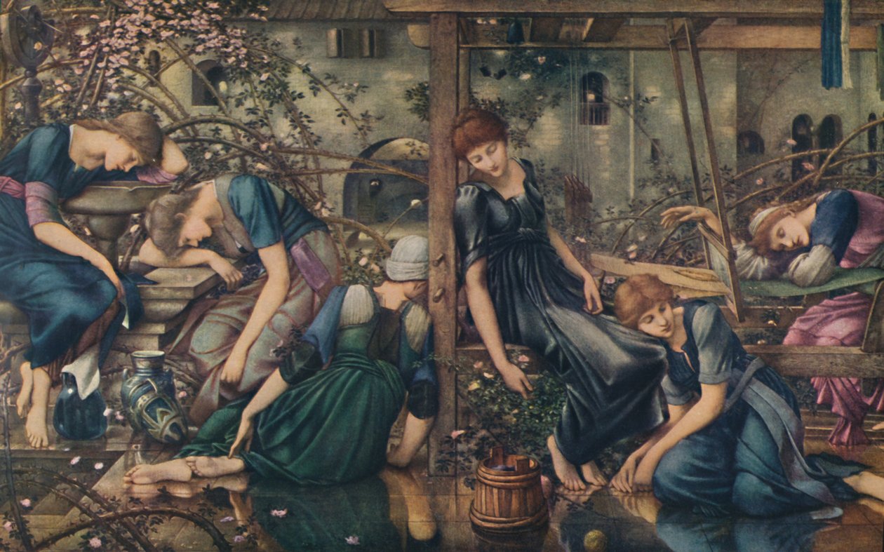 The Briar Rose, The Garden Court by Edward Burne Jones
