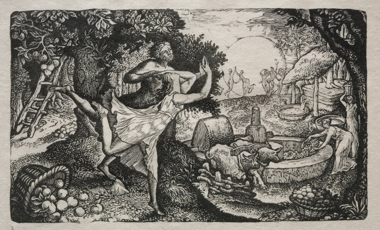 The Cyder Feast: A Vision of Joy and Thanksgiving by Edward Calvert