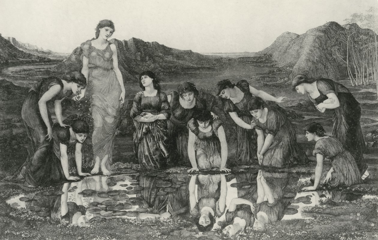 Mirror of Venus by Edward Coley (after) Burne Jones