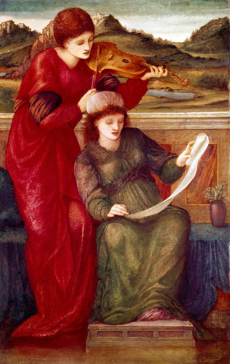 Allegory of Music by Edward Coley Burne-Jones