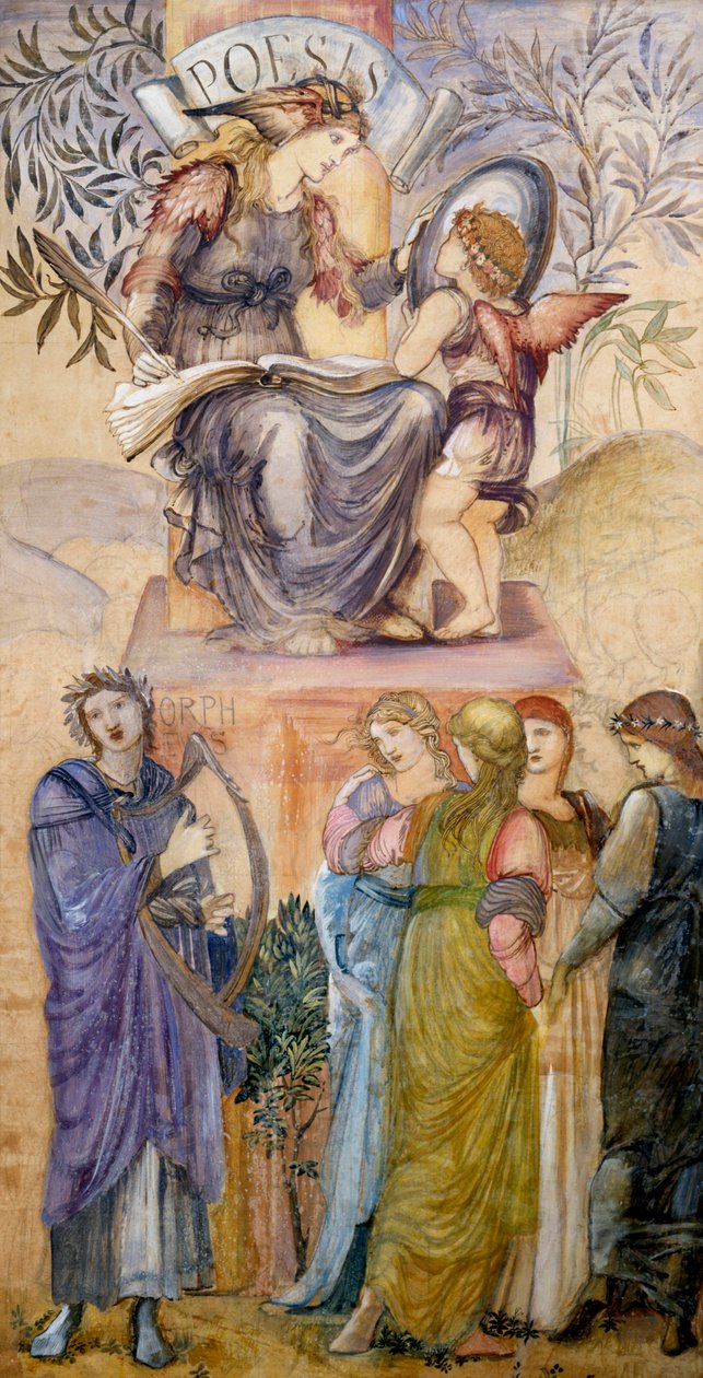 Poetry Allegory by Edward Coley Burne-Jones